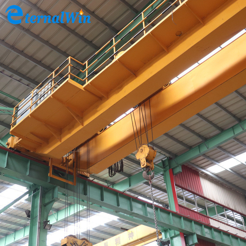 35 ton double girder double speed traveling overhead crane with low noise