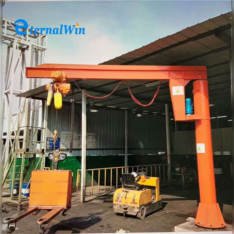 Electric hydraulic cylinder cantilever free standing wall mounted jib crane 2ton 5 ton price