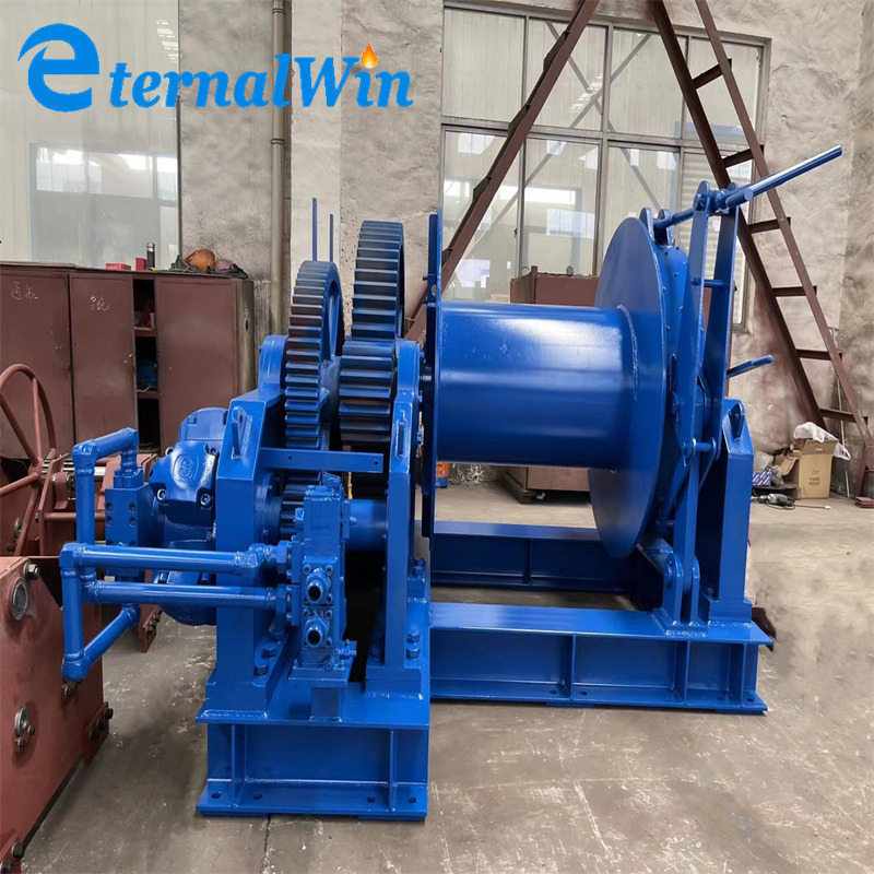 Crane Used Small Truck Hydraulic Winch Horizontal Pulling 20 Ton Hydraulic Winch Anchor Winch