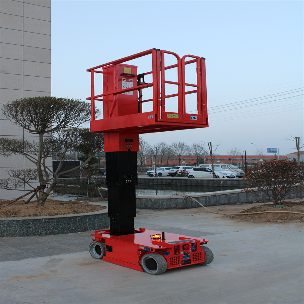 Small Aerial Mobile One Man Lift Window Cleaning Elevator Aluminum Lift for Sale