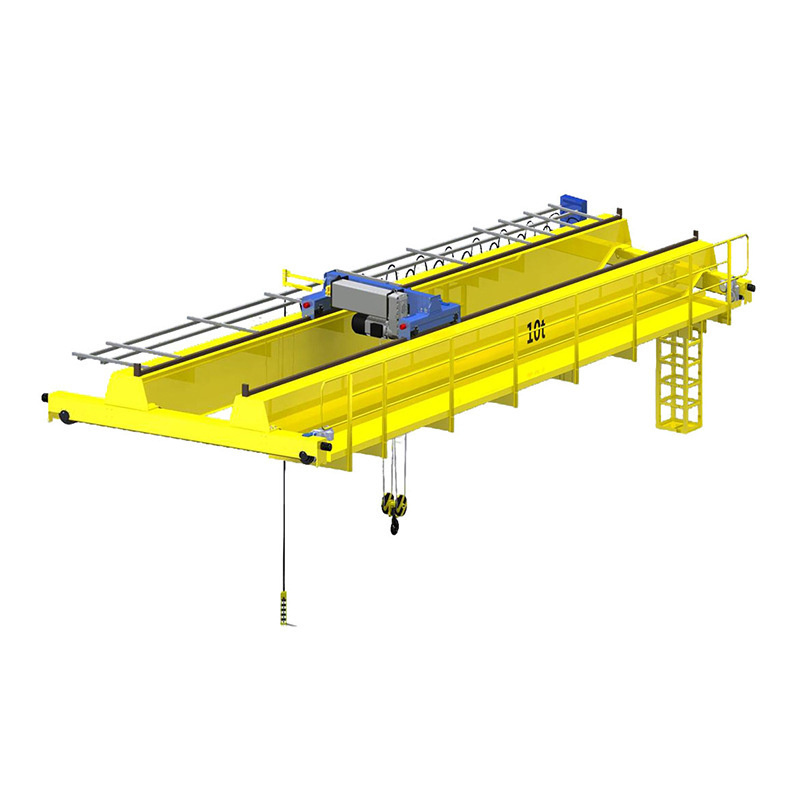 35 ton double girder double speed traveling overhead crane with low noise