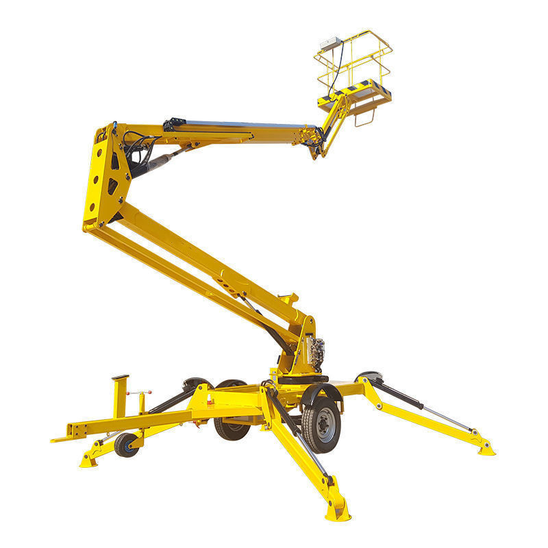 12m Height 200kg Load Capacity Hydraulic Boom Lift Man Lift Window Cleaning Crane