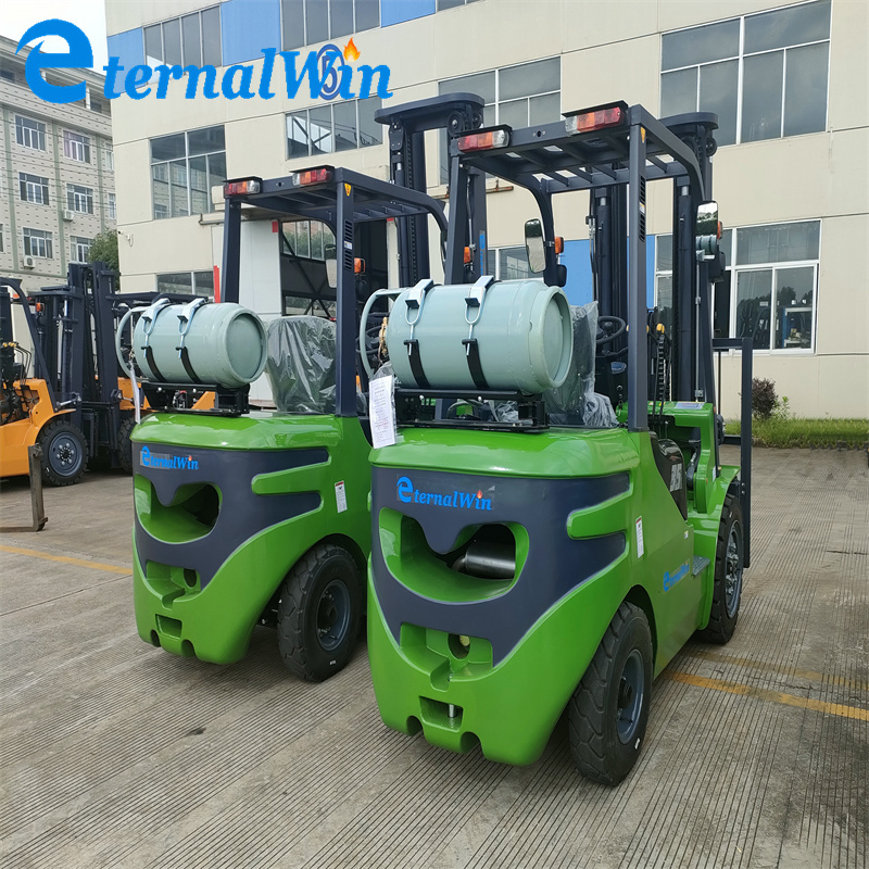 Heavy Duty Propane Forklift Truck Japanese Engine Fork Lift Truck Ce Approved Forklift