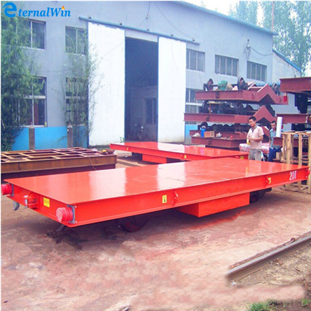 transfer cart rail flat wagon electric flat carriage