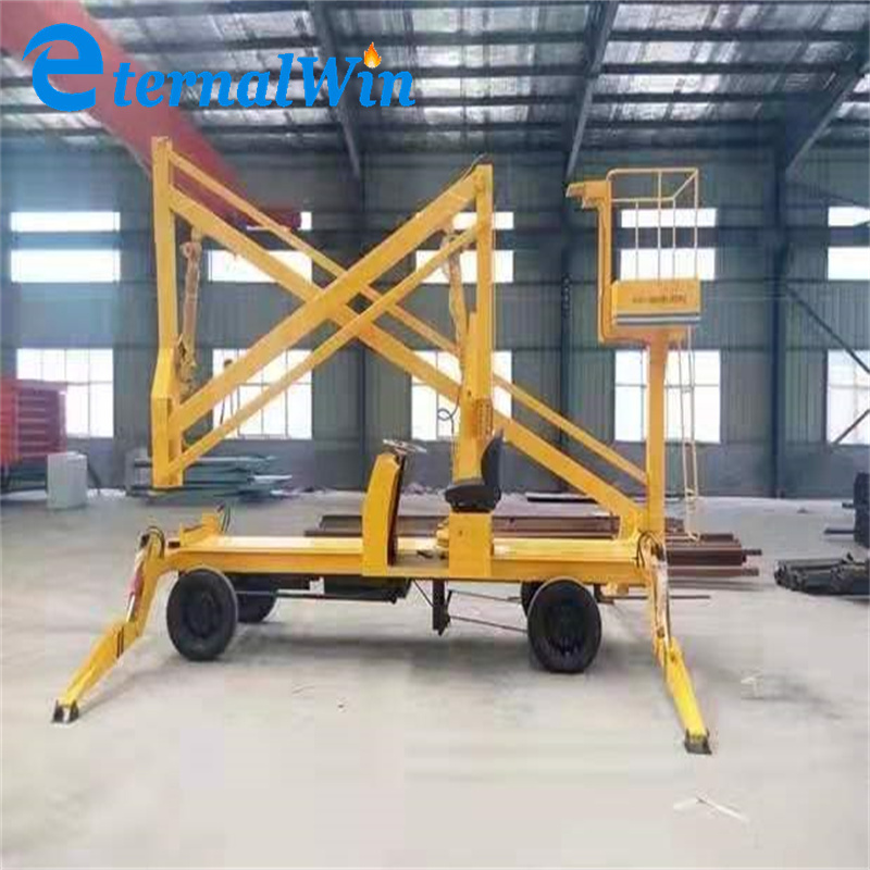 Cherry picker towable truck mounted self propelled articulating man lift boom 10m 18m price