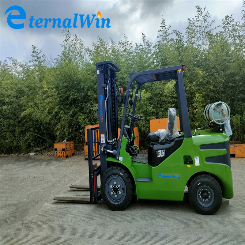 Heavy Duty Propane Forklift Truck Japanese Engine Fork Lift Truck Ce Approved Forklift