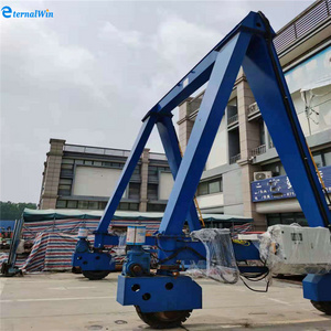 Mobile hoist crane 10 ton single girder rubber tyre gantry crane