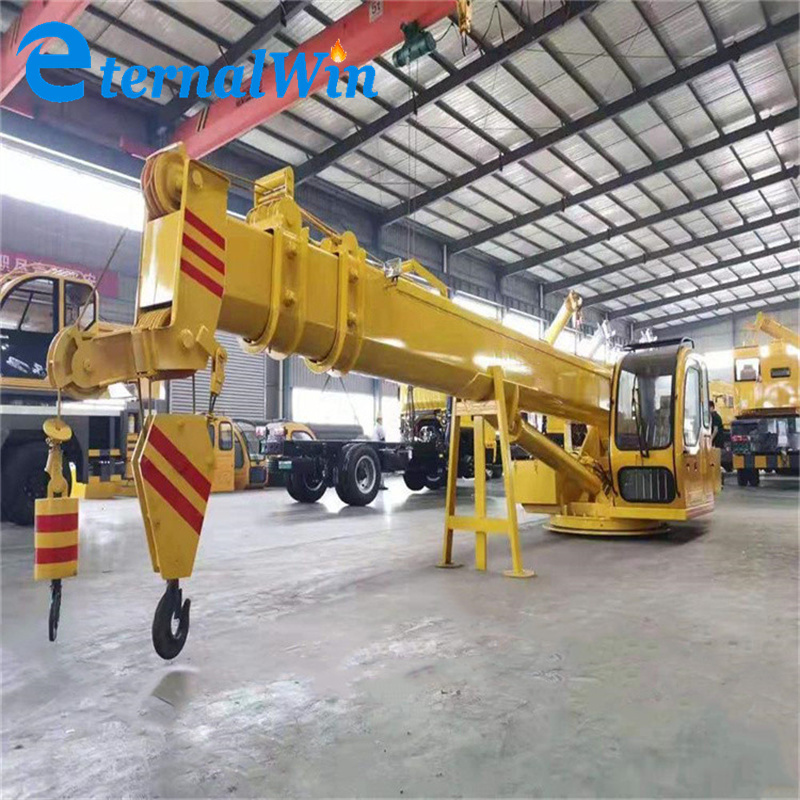 High Quality 10 Ton Telescopic Pontoon Crane Floating Crane Deck Crane On Barge