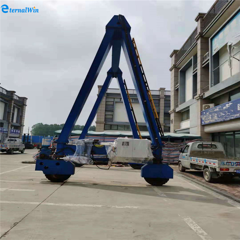 Mobile hoist crane 10 ton single girder rubber tyre gantry crane