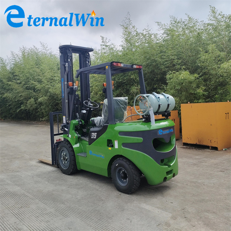 Heavy Duty Propane Forklift Truck Japanese Engine Fork Lift Truck Ce Approved Forklift