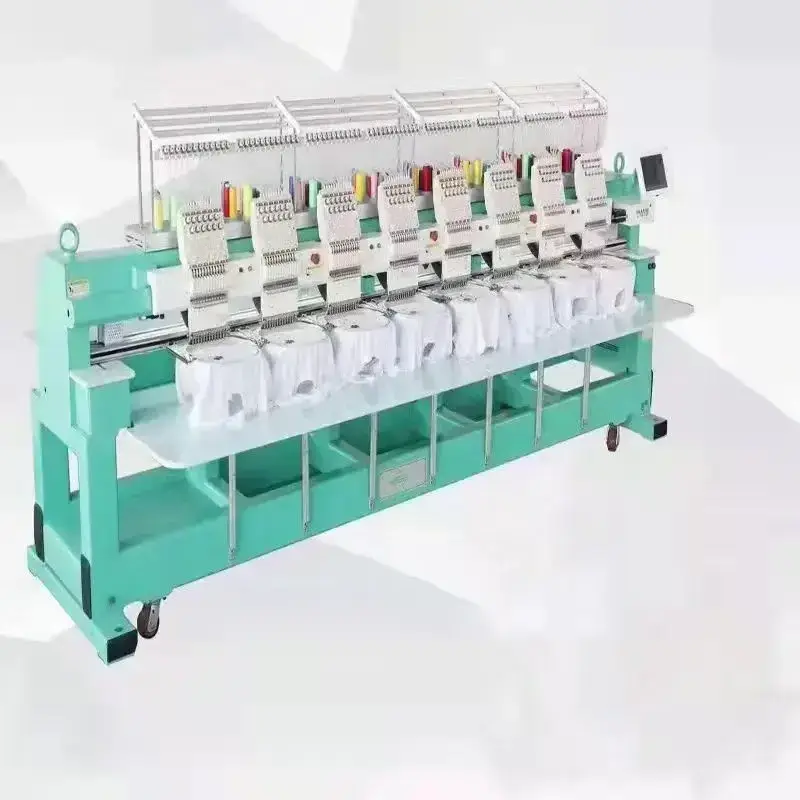 High quality home factory use 12 needles industrial computerized 8 heads Embroidery Machines