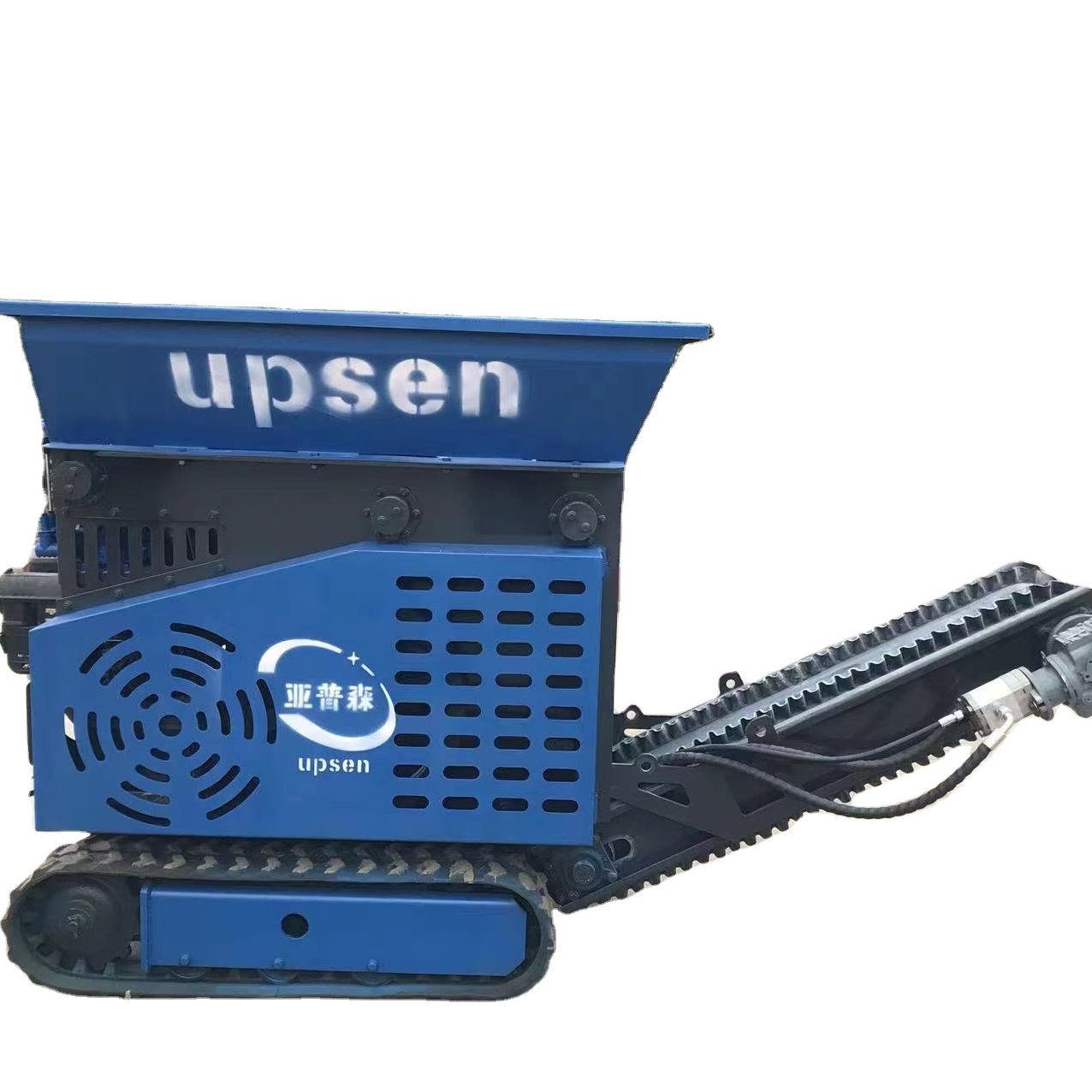 upsen ujc425 portable concrete crusher  mini mobile jaw crusher small mobile stone crusher