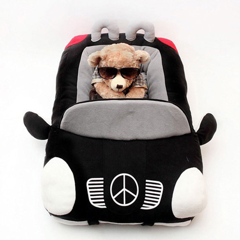 New Design Winter Warm Puppy Pet Nest House Bed Sleeping Mascotas Kennel Cushion Luxury Cat Dog Sports Car Beds