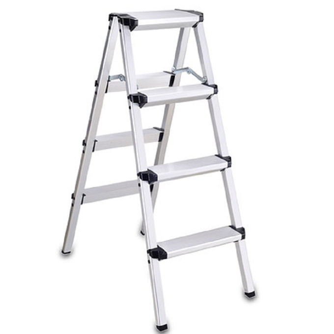 8 Step Carbon Fiber Tactical Aluminium Ladder With Two Hinges