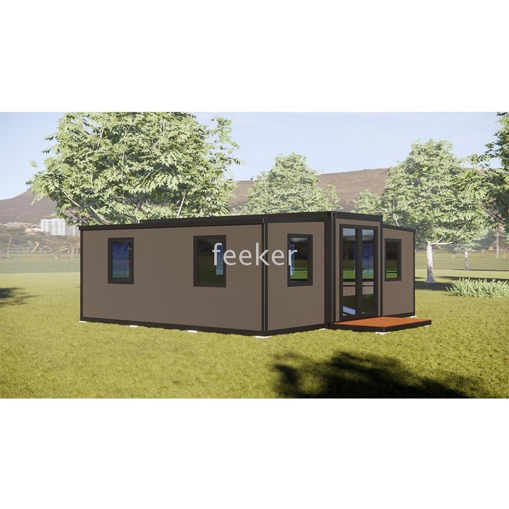 Modern Design Living With Invernadero And CASA Container, Prefabricated Expandable House Container