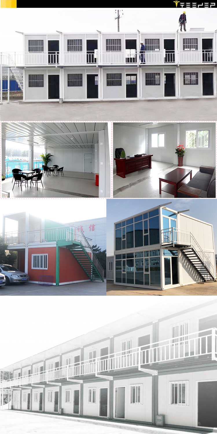 Steel buildings flat pack shipping prefabricated sandwich panel pre fab container folding portable garage