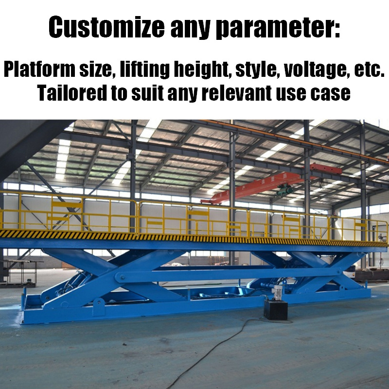 Hot sale 500kg 3m customized triple scissor hydraulic manual lift table Movable Electric Hydraulic Portable Scissor Lift Tables