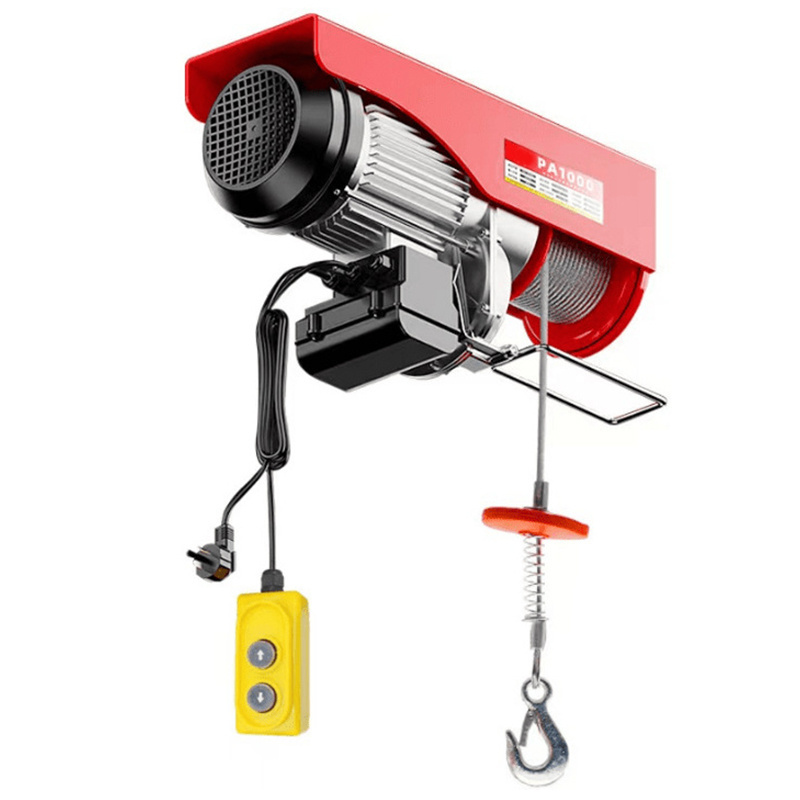 Portable Electric Small Winch Lifting Traction Hoist Mini Electric Hoist Winch Price Miniature Electric Hoist Mini Crane Motor