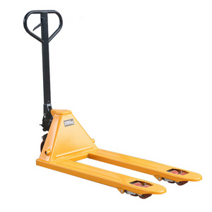 Hot sale 3 t 5ton manual hydraulic hand pallet truck nylon PU rubber wheel hand brake manual hand pallet Jack Hydraulic Forklift