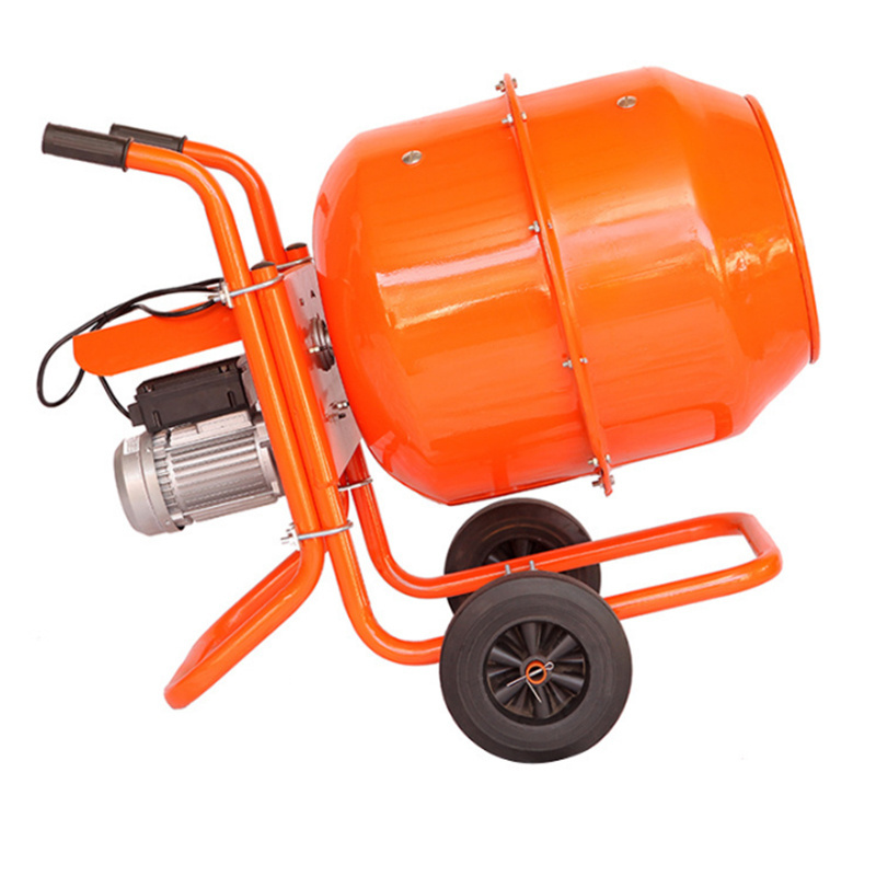 Well electric Cement Concrete Mixer Air-cooled Diesel Engine 6HP Mixing Power ISO9001 Small plaster mixer Portable putty mixer