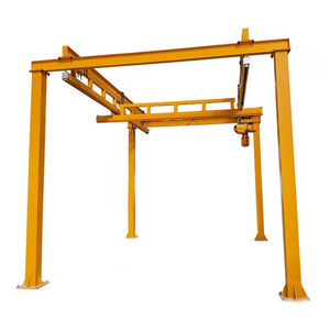 Hot sale 500 kg 1000 Kg 2 ton Double Girder suspension beam bridge kbk type flexible suspension rail eot model overhead crane