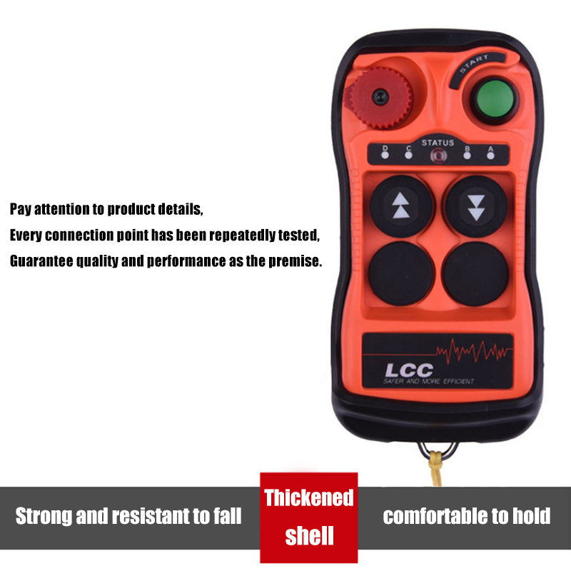 Q202 433mhz 48V transmitter and receiver elevator switch hoist universal crane wireless electric radio industrial remote control