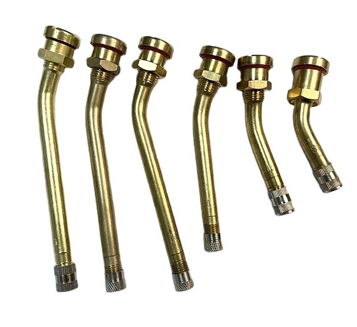 steel rim Tr573 Tubeless Truck Clamp-in Valve Stem Brass Wheel Parts Tire Valve