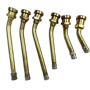 steel rim Tr573 Tubeless Truck Clamp-in Valve Stem Brass Wheel Parts Tire Valve