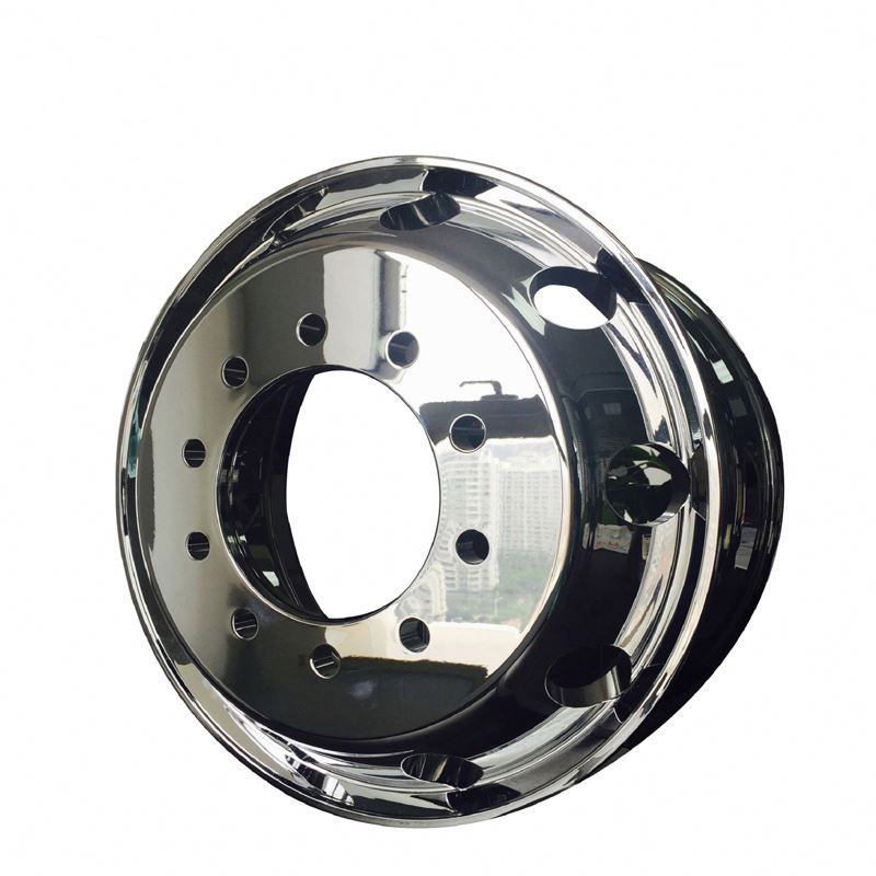 alloy aluminum 17.5*6.75 tubeless truck wheel rims hot selling for truck and trailer wheel rims supplier in China