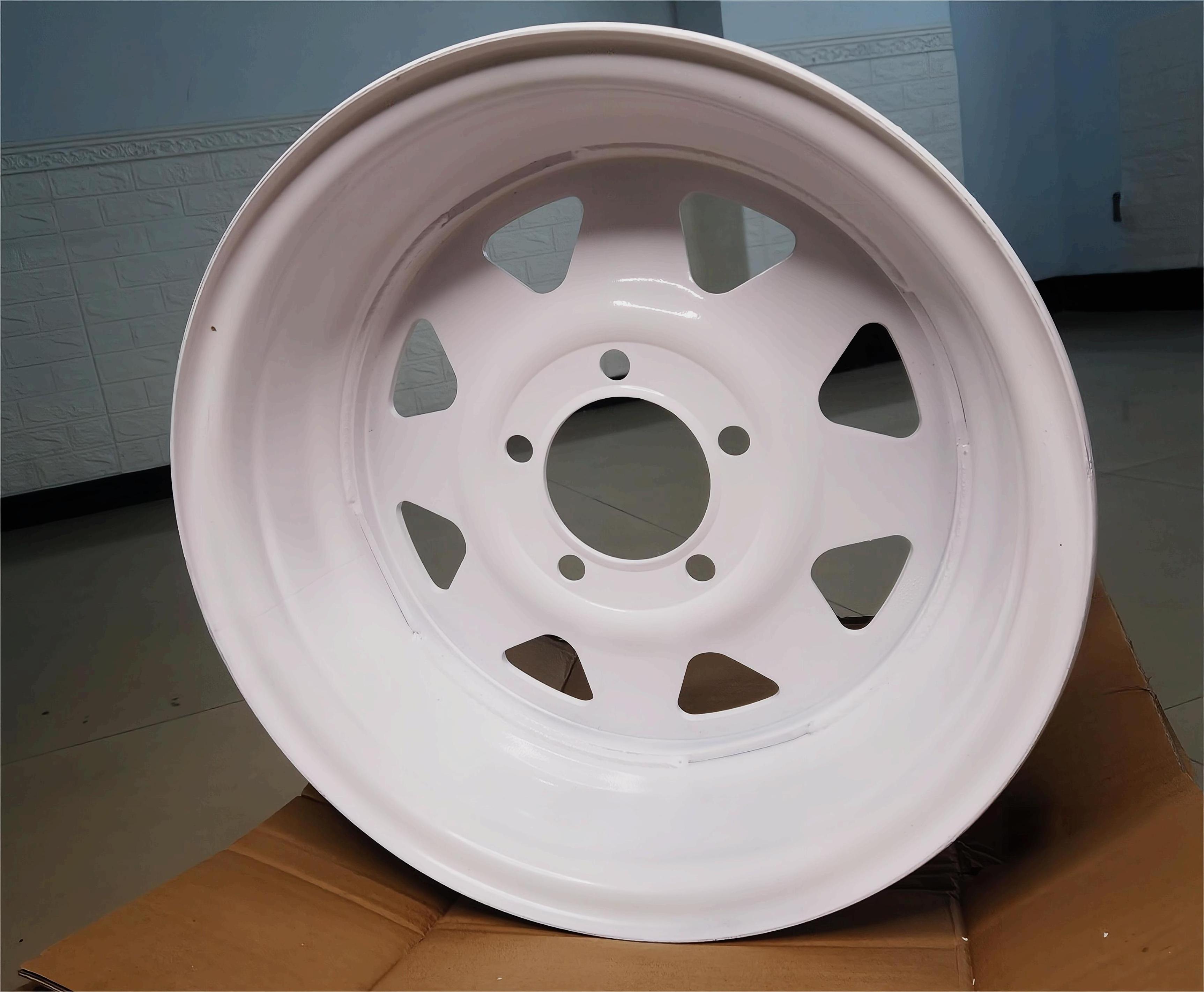 Customized All Specification 13 14 15 16 Inch Trailer Steel Rims 5x114.3mm Good Quality Trailer Wheel Rim