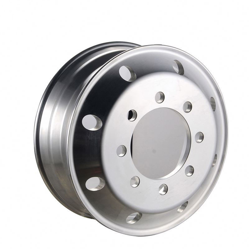 20x8.25 Polished Forged Aluminum Semi Wheels Off Road Truck Blank Wheel Dually