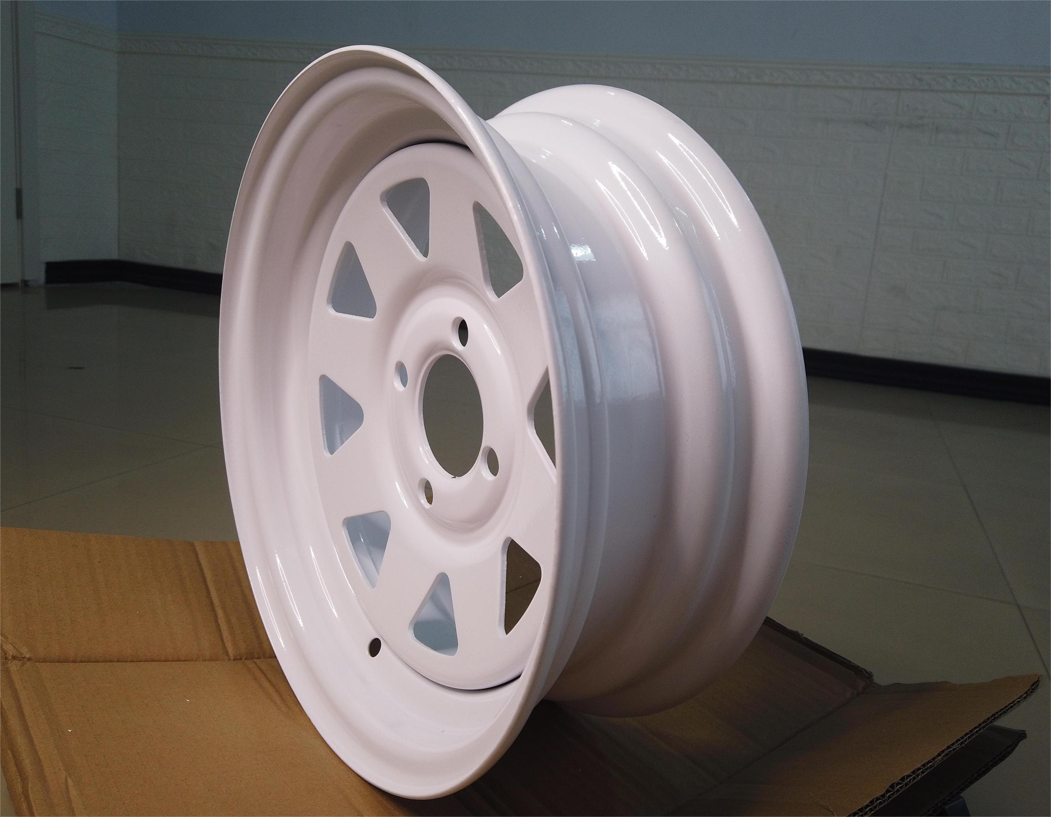 Customized All Specification 13 14 15 16 Inch Trailer Steel Rims 5x114.3mm Good Quality Trailer Wheel Rim