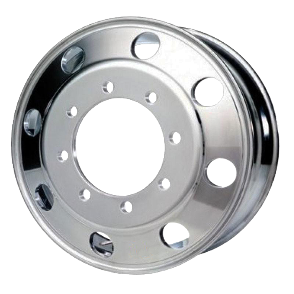 20x8.25 Polished Forged Aluminum Semi Wheels Off Road Truck Blank Wheel Dually