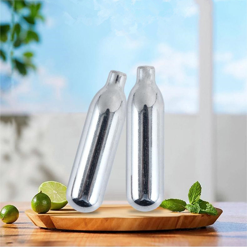 Carbon Steel Soda Water Gas Refill 8g Empty Co2 Cartridge 8g Empty Gas Cylinder  co2 gas cylinder for gun