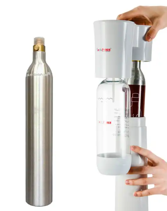 Sodastream co2 cylinder 0.6L  CO2 Tank Aluminum Portable Beverage Cylinder use for carbonated beverage