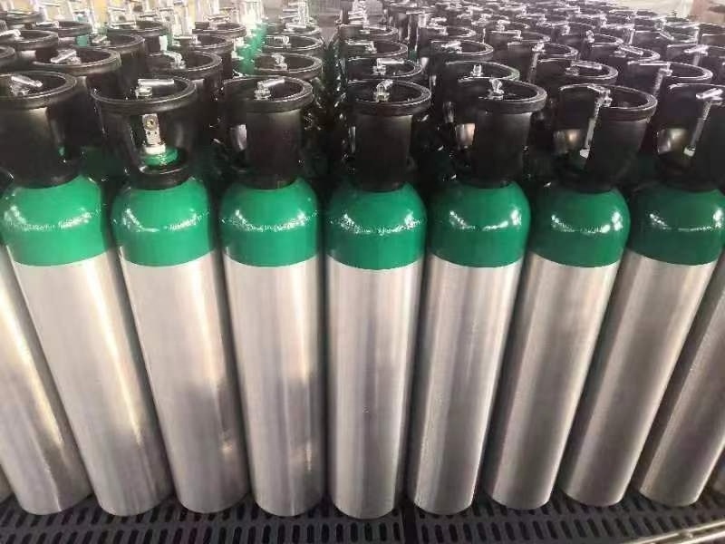 99.999% Oxygen Gas 40-50L 200bar Empty Seamless Steel O2 Gas Cylinder Price