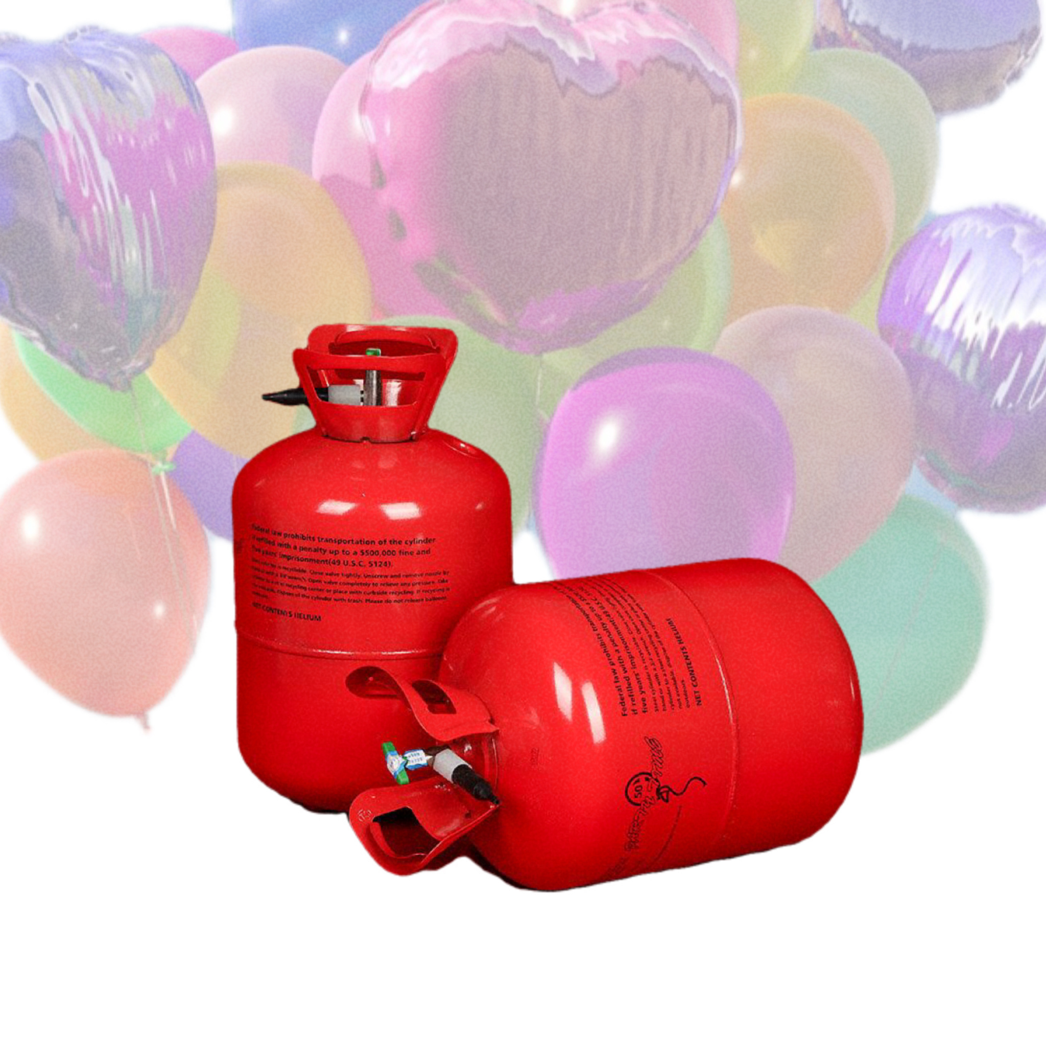 13.6L Helium Gas 30 Balloons High Purity with Best Quotation Good Quality 100% Recyclable cylinders