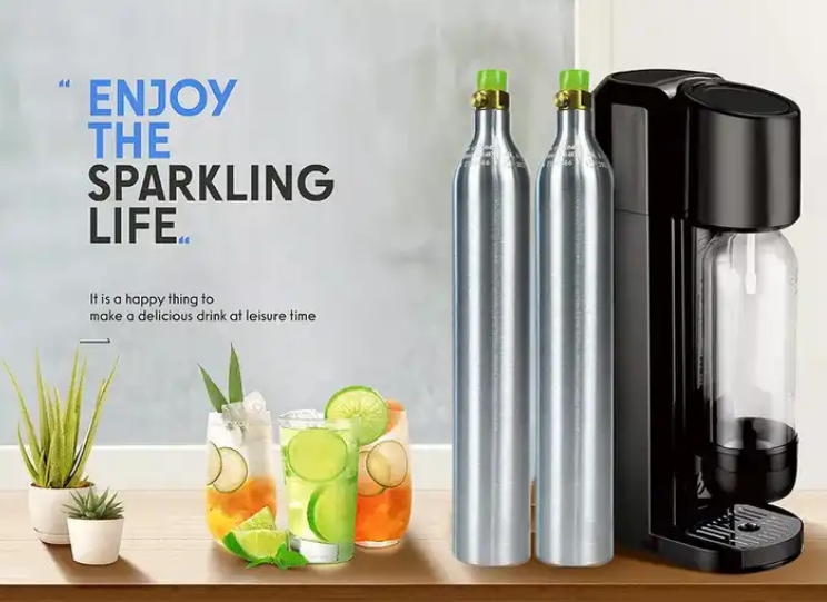 Sodastream co2 cylinder 0.6L  CO2 Tank Aluminum Portable Beverage Cylinder use for carbonated beverage