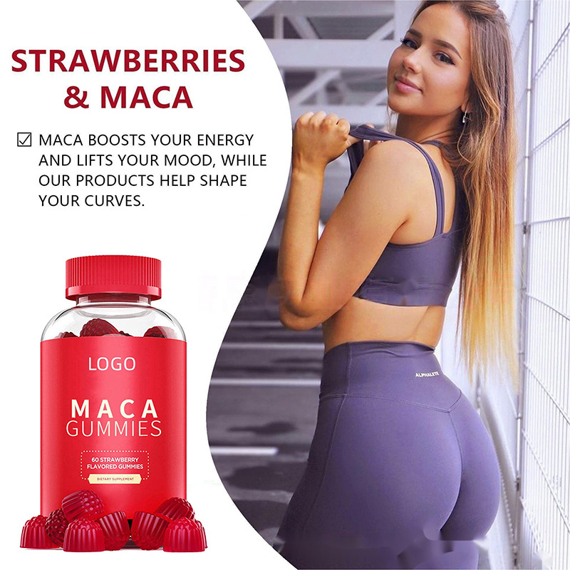 OEM/ODM Maca Gummies Butt and Hips Enlargement Supplement Big Butt Enhancement Candy for Enhanced Buttocks and Hips