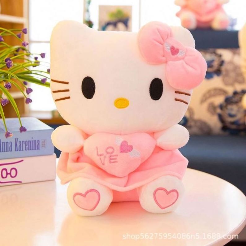 Wholesale 25/30/40/55/70cm Comfortable Plush Dolls Kt Cat Dolls Cat Cute Plush Toys Super Cute Hello Kitty Plush Toys OPP Bag