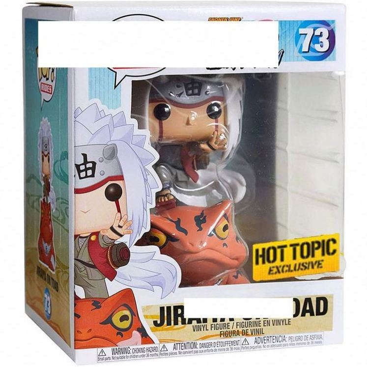 Fun-ko -Pop Anime Shippuden Jiraiya On Toad 73# Action Figure Toy Vinyl Figure Doll Collection 2023