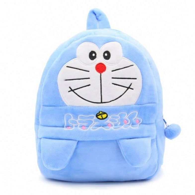 2022 Hot Sale Cute Doraemon Plush Toys Kids Kindergarten Doraemon Plush Backpack Traction Rope Anti-Lost Backpack