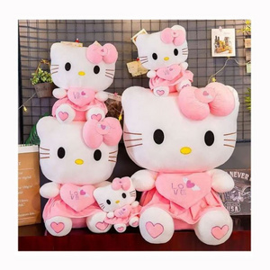 Wholesale 25/30/40/55/70cm Comfortable Plush Dolls Kt Cat Dolls Cat Cute Plush Toys Super Cute Hello Kitty Plush Toys OPP Bag