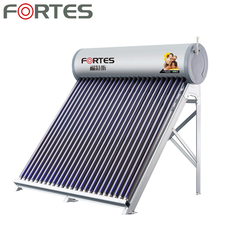 100L 200L 240L 300L vacuum tubes Solar Water Heater system Galvanized Steel solar gyser powered water heater