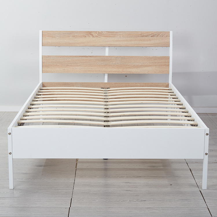 Modern furniture Wooden Bed Frame 120cm wide double bed Ensemble Wood Beds