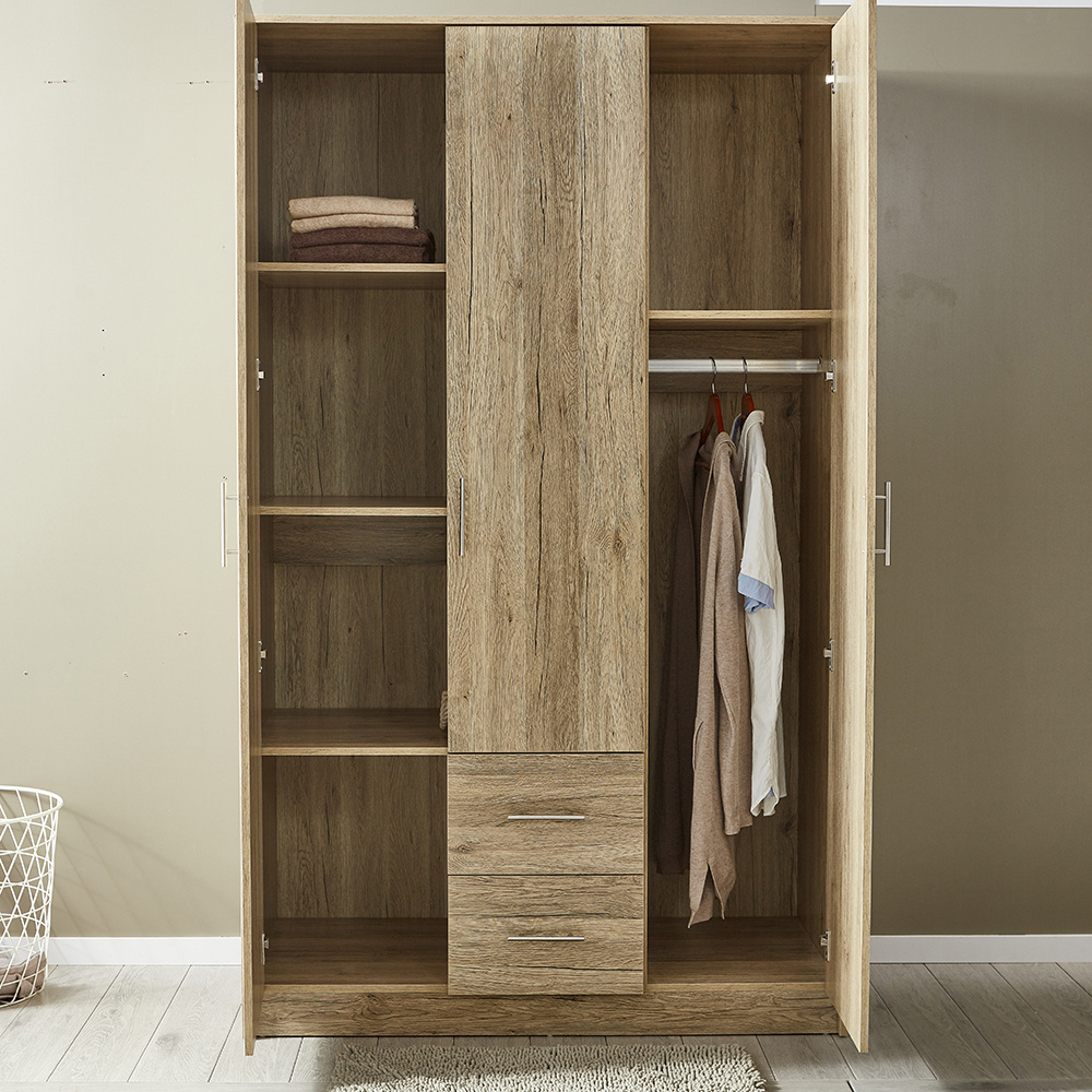 Environmentally Friendly Laminate closet organizer Wardrobe Wood Bedroom Wardrobe Closet Armoire For Bedroom closet wardrobe