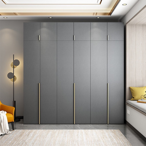 Modern and simple wardrobe/light luxury bedroom wooden combination wardrobe/minimalist and covered household wardrobe closet wardrobe