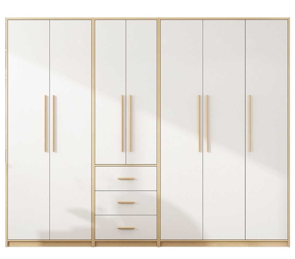 Factory Modern Wardrobe Storage Cabinet individual Closet Bedroom Furniture customized High gloss wardrobe cabinet