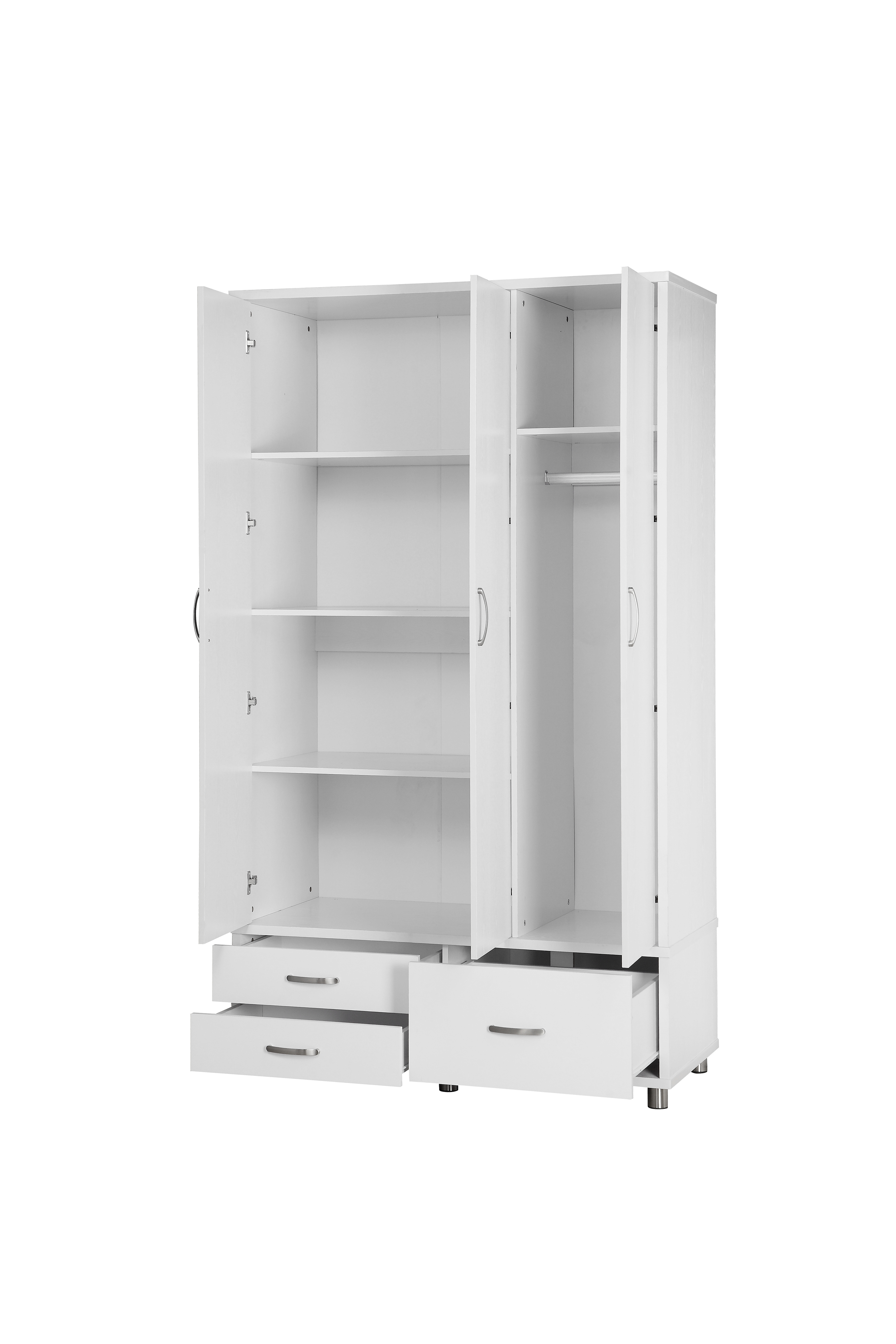 Hot Sale white modern comic bedroom wardrobe cabinet clothes wardrobe