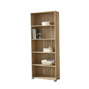 Modern  Comic Open Shelves Book Cases With OAK Colour Wooden Furniture Book Cases Bookshelf